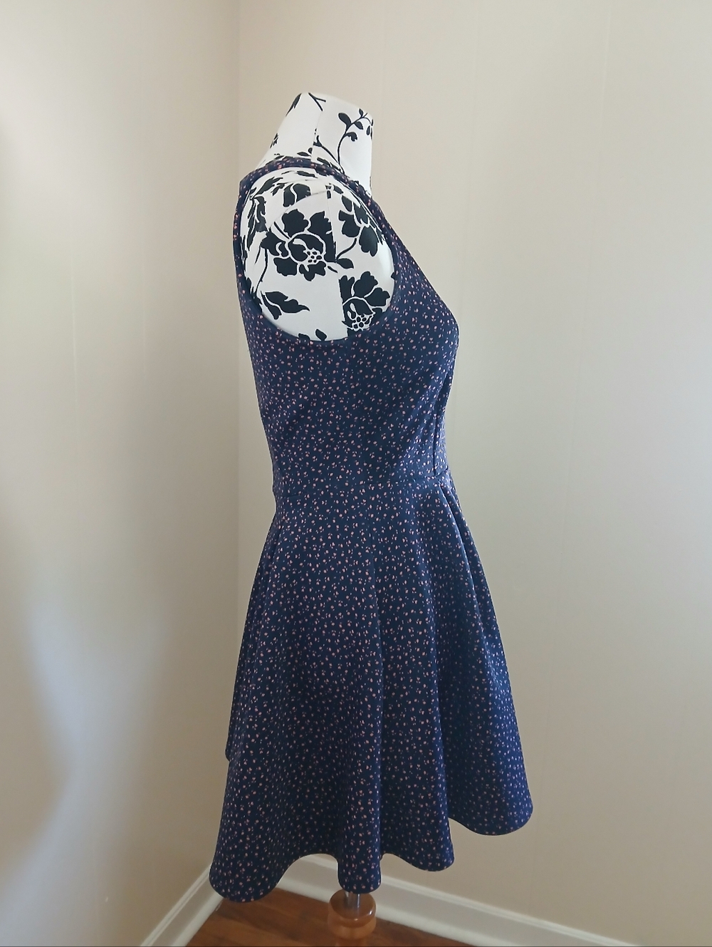 Copper Key Navy Floral Halter Mini Dress - Picture 4 of 5